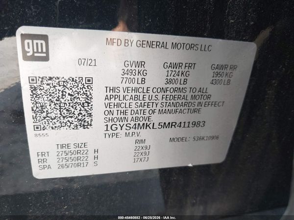 2021 CADILLAC ESCALADE ESV