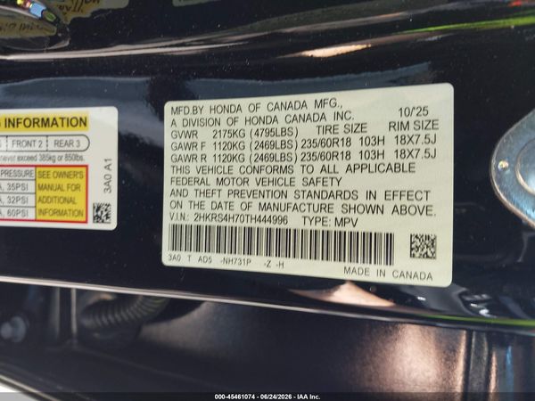 2026 HONDA CR-V EX-L AWD