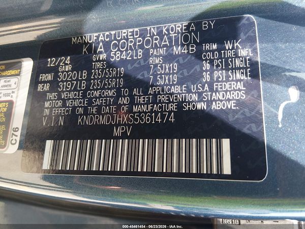 2025 KIA SORENTO PLUG-IN HYBRID SX PRESTIGE