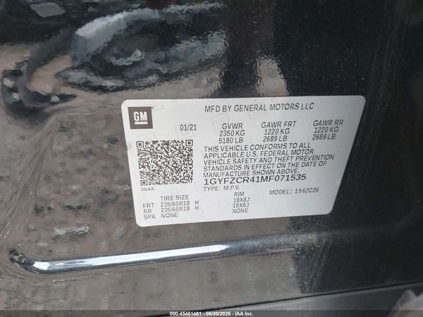 2021 CADILLAC XT4 FWD PREMIUM LUXURY