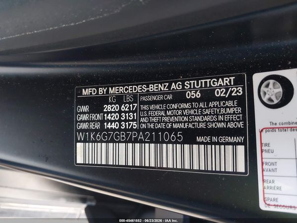 2023 MERCEDES-BENZ S 580 4MATIC