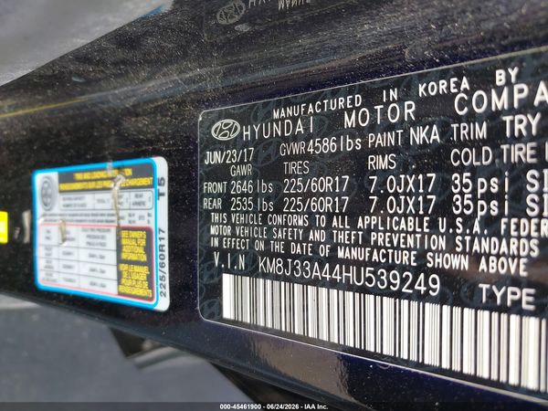 2017 HYUNDAI TUCSON SE PLUS
