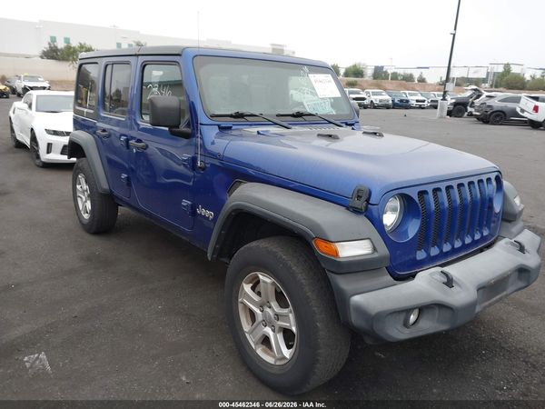 2019 JEEP WRANGLER UNLIMITED SPORT S 4X4