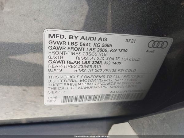 2021 AUDI Q5