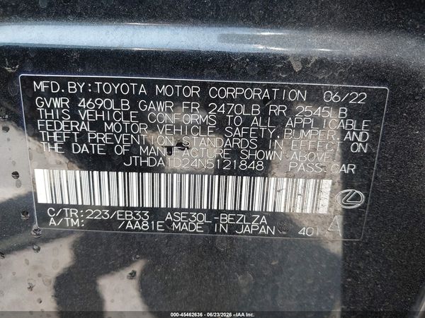 2022 LEXUS IS 300 300 Premium