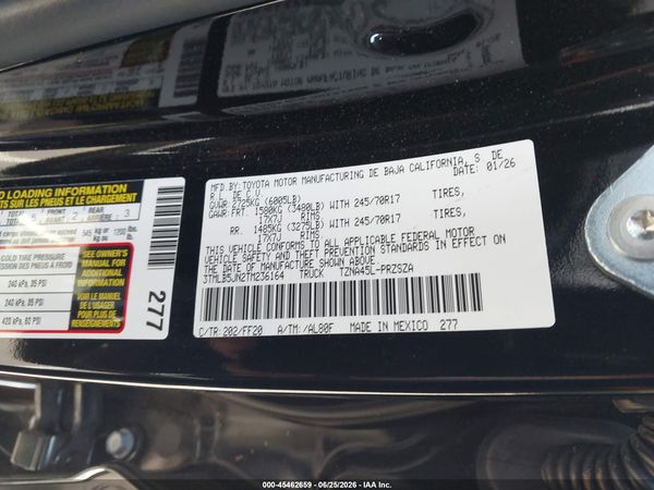 2026 TOYOTA TACOMA SR5