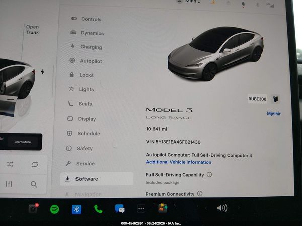 2025 TESLA MODEL 3