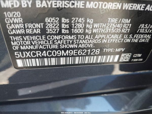 2021 BMW X5 SDRIVE40I