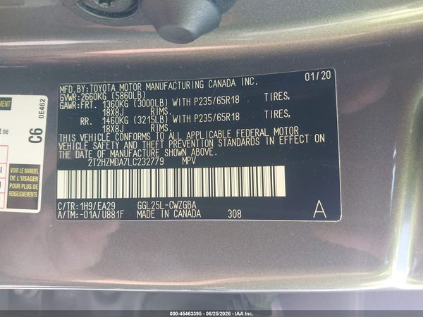 2020 LEXUS RX 350 350 Premium