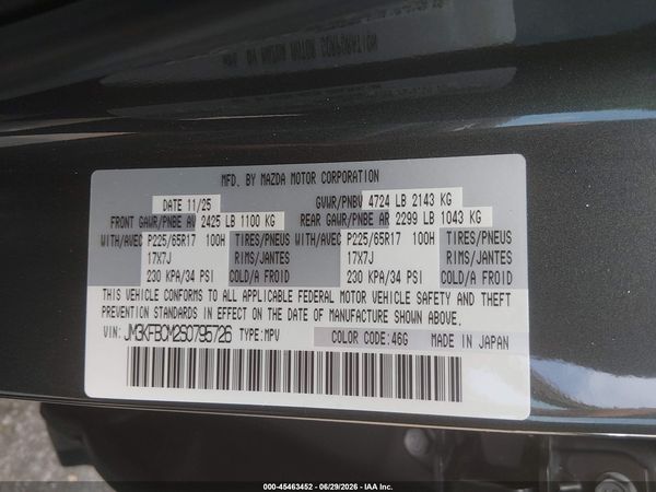 2025 MAZDA CX-5 2.5 S PREFERRED