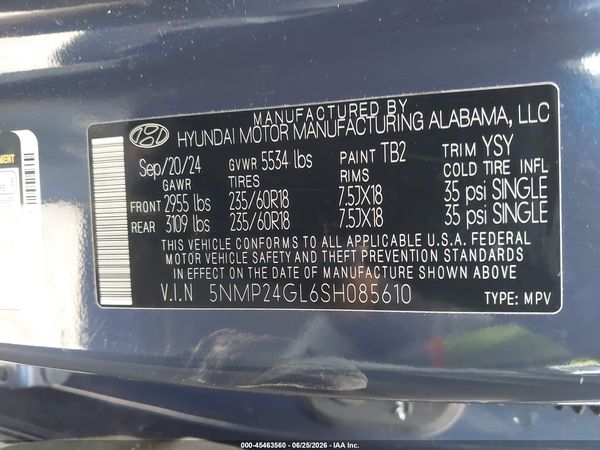 2025 HYUNDAI SANTA FE SEL