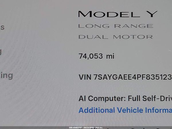 2023 TESLA MODEL Y