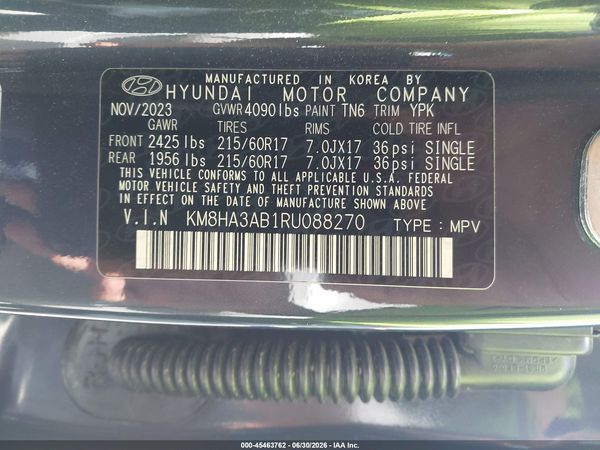 2024 HYUNDAI KONA SE