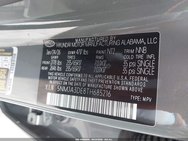 2026 HYUNDAI TUCSON SE
