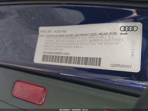 2021 AUDI A4