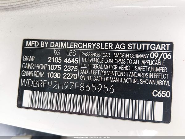 2007 MERCEDES-BENZ C 280 C280 4 MATIC
