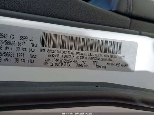 2019 DODGE DURANGO SXT PLUS RWD