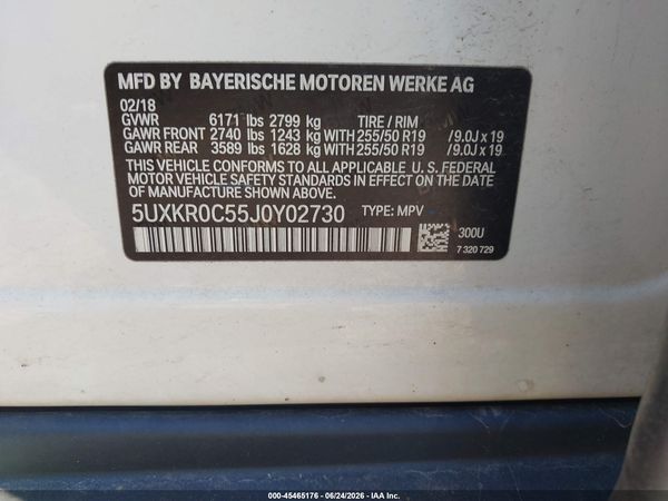 2018 BMW X5 XDRIVE35I