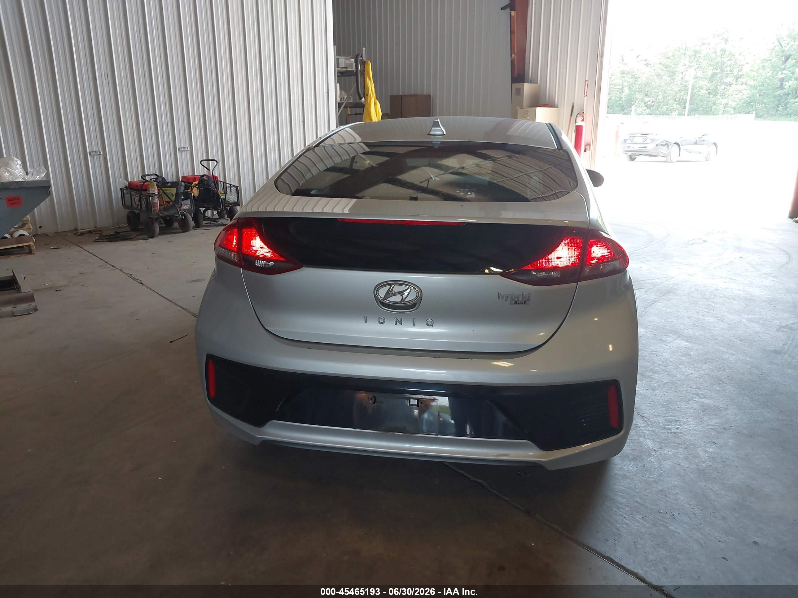 2019 HYUNDAI IONIQ HYBRID BLUE