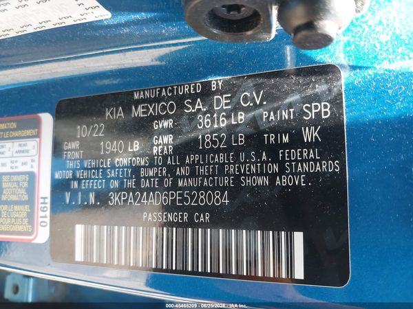 2023 KIA RIO S