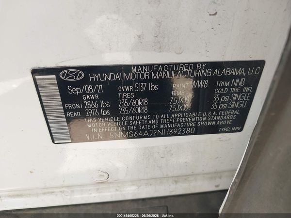 2022 HYUNDAI SANTA FE XRT