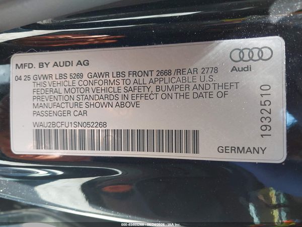 2025 AUDI ALL-NEW A5