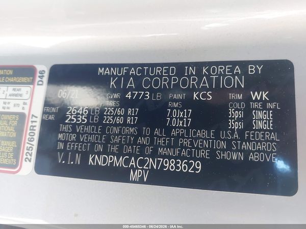 2022 KIA SPORTAGE LX