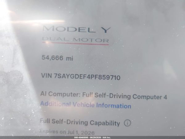 2023 TESLA MODEL Y