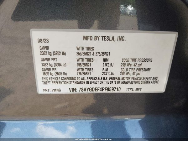 2023 TESLA MODEL Y