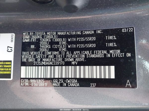 2022 LEXUS RX 350 F SPORT APPEARANCE