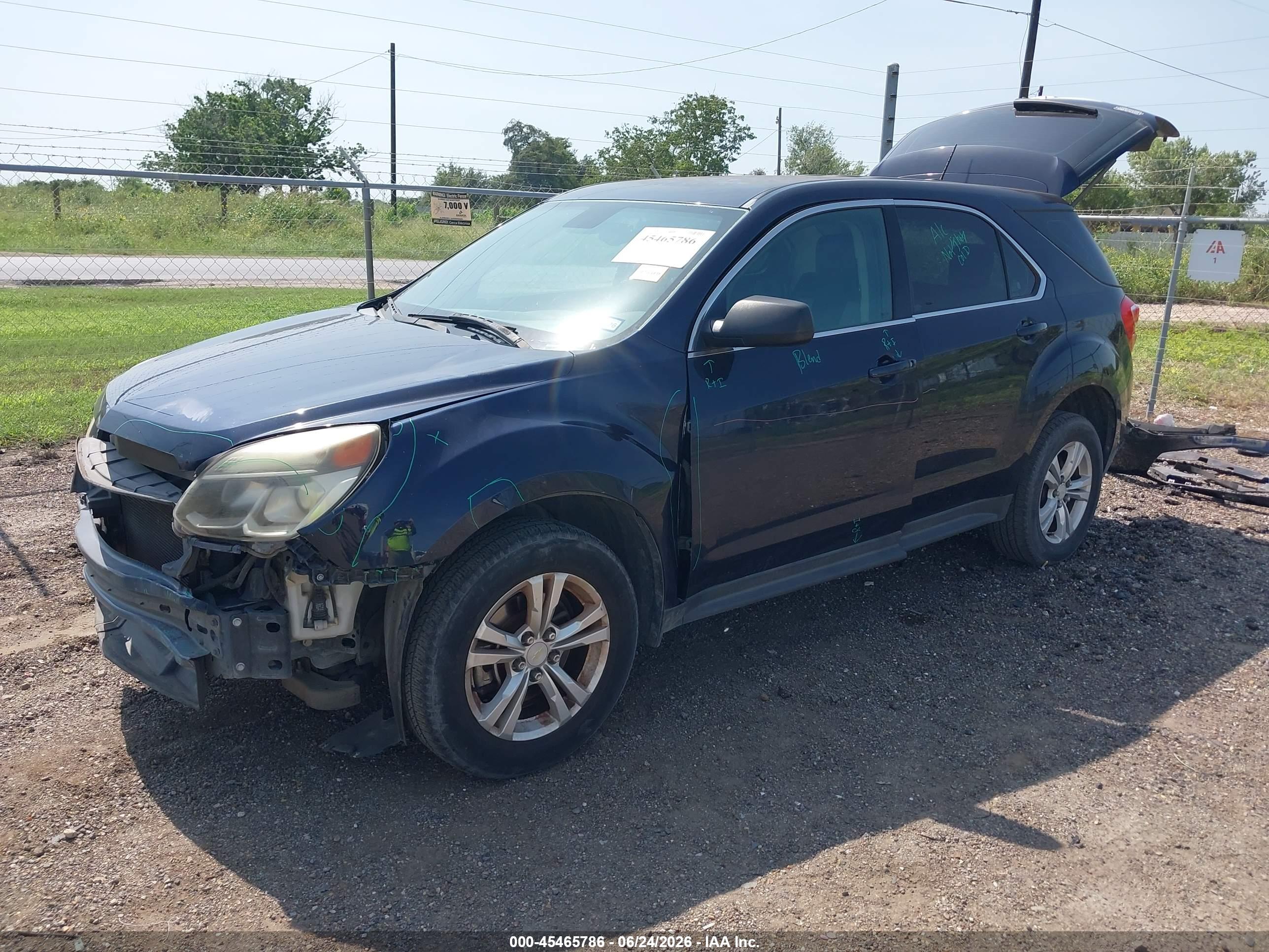 2016 CHEVROLET EQUINOX LS — I2