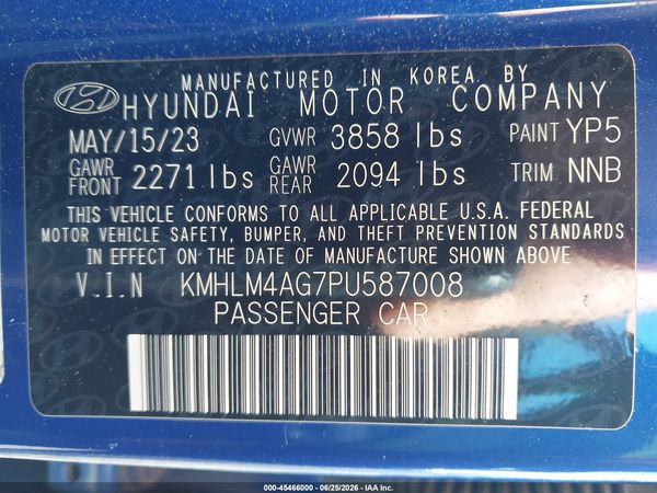 2023 HYUNDAI ELANTRA SEL
