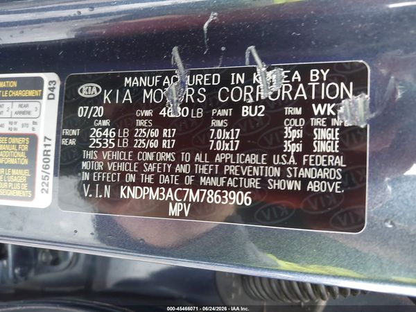 2021 KIA SPORTAGE LX