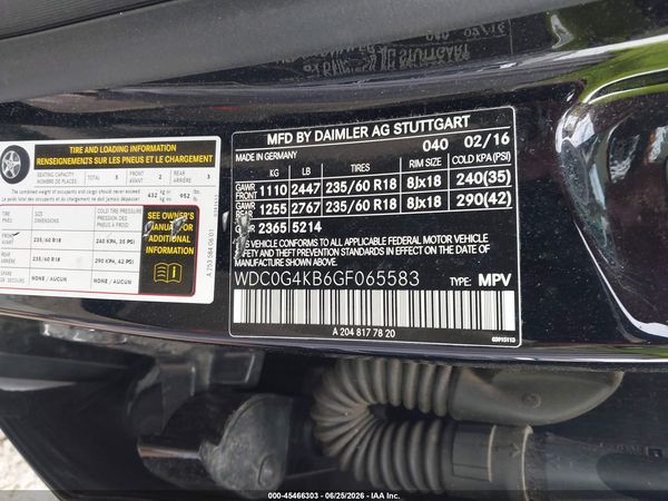 2016 MERCEDES-BENZ GLC 300 4MATIC
