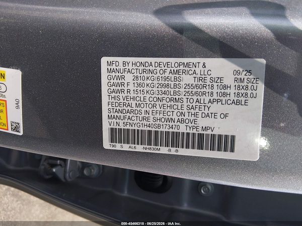 2025 HONDA PILOT EX-L