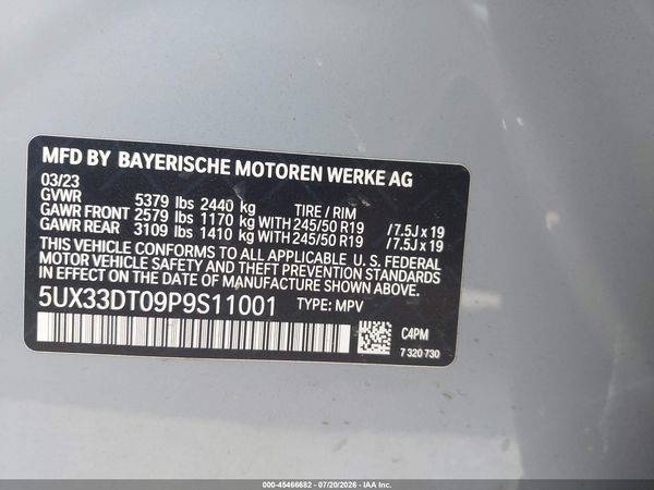 2023 BMW X4 XDRIVE30I