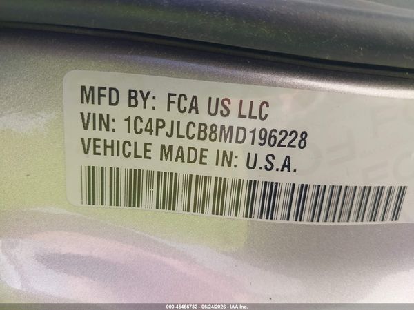 2021 JEEP CHEROKEE LATITUDE FWD