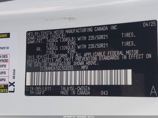 2025 LEXUS RX 350 PREMIUM PLUS