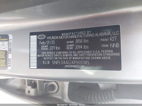 2023 HYUNDAI ELANTRA SEL