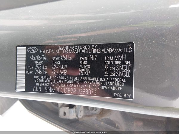 2024 HYUNDAI TUCSON SEL