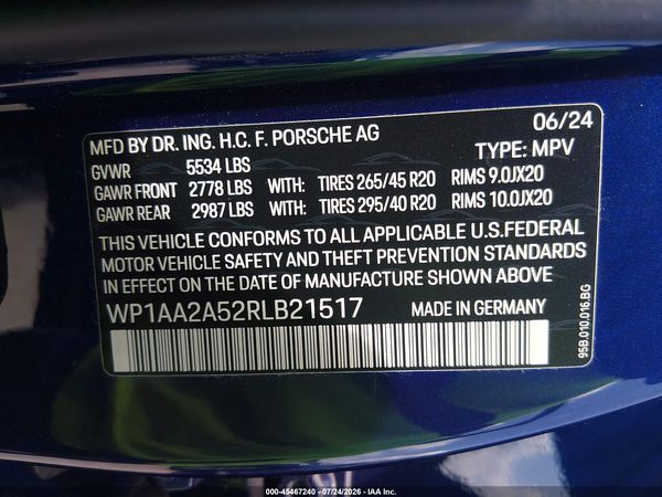2024 PORSCHE MACAN T