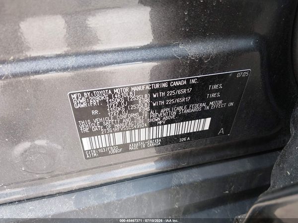 2025 TOYOTA RAV4 LE