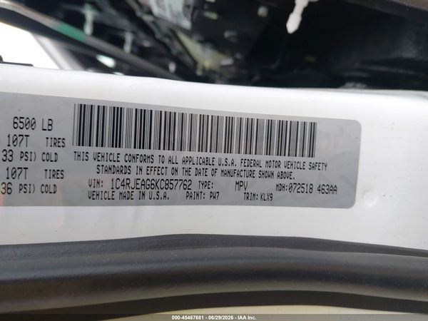 2019 JEEP GRAND CHEROKEE ALTITUDE 4X2