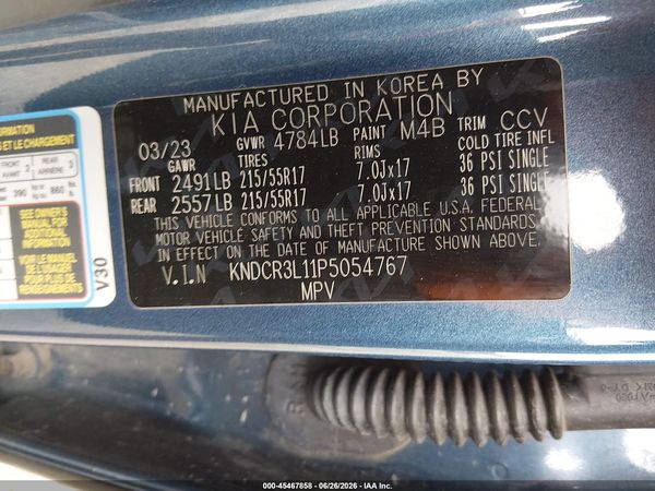 2023 KIA NIRO EV WIND