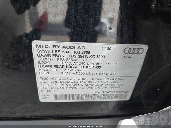 2021 AUDI Q5