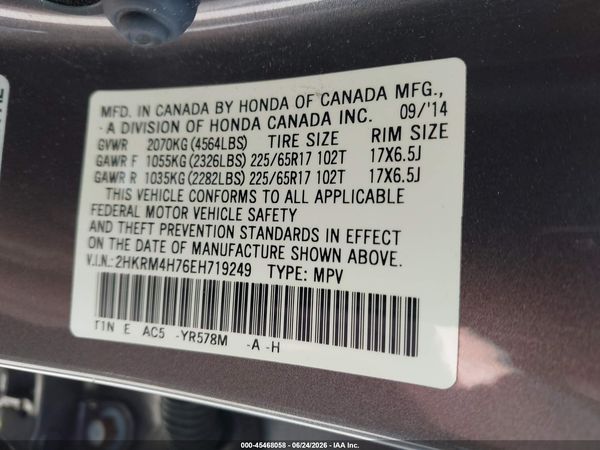 2014 HONDA CR-V EX-L