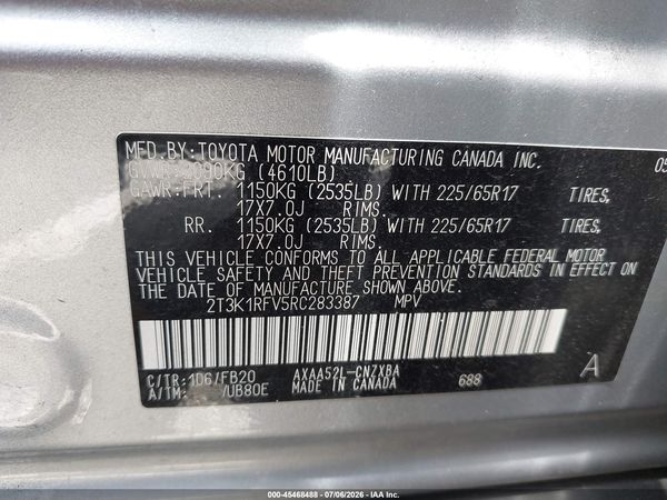 2024 TOYOTA RAV4 LE