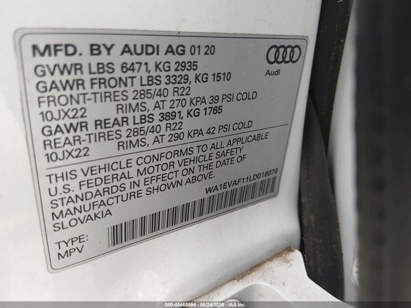 2020 AUDI Q8