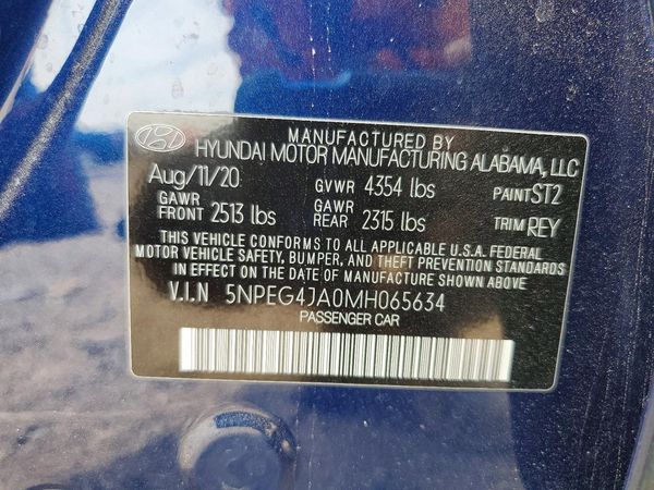 2021 HYUNDAI SONATA