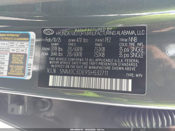 2025 HYUNDAI TUCSON SEL CONVENIENCE